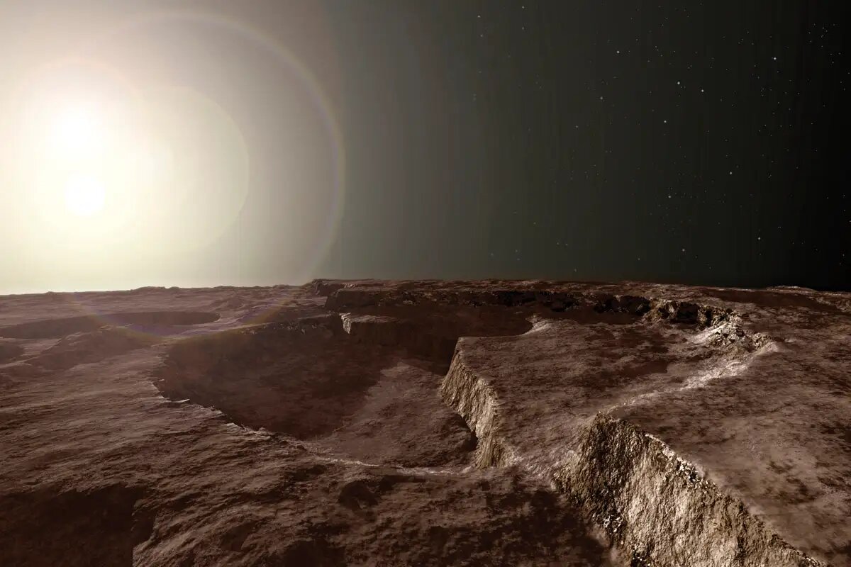 Поверхность Меркурия