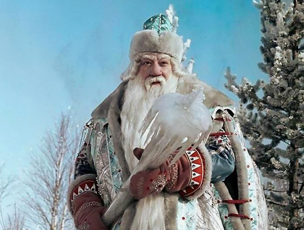 Александр Хвыля в роли Морозко. Фото: кадр из фильма "Морозко" (1964)