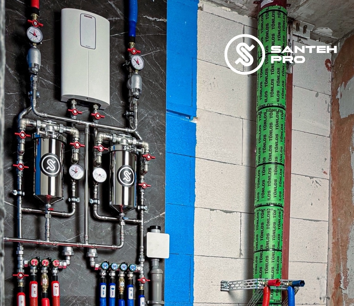 Монтаж проточного водонагревателя DCE-C 6/8 TREND от STIEBEL ELTRON