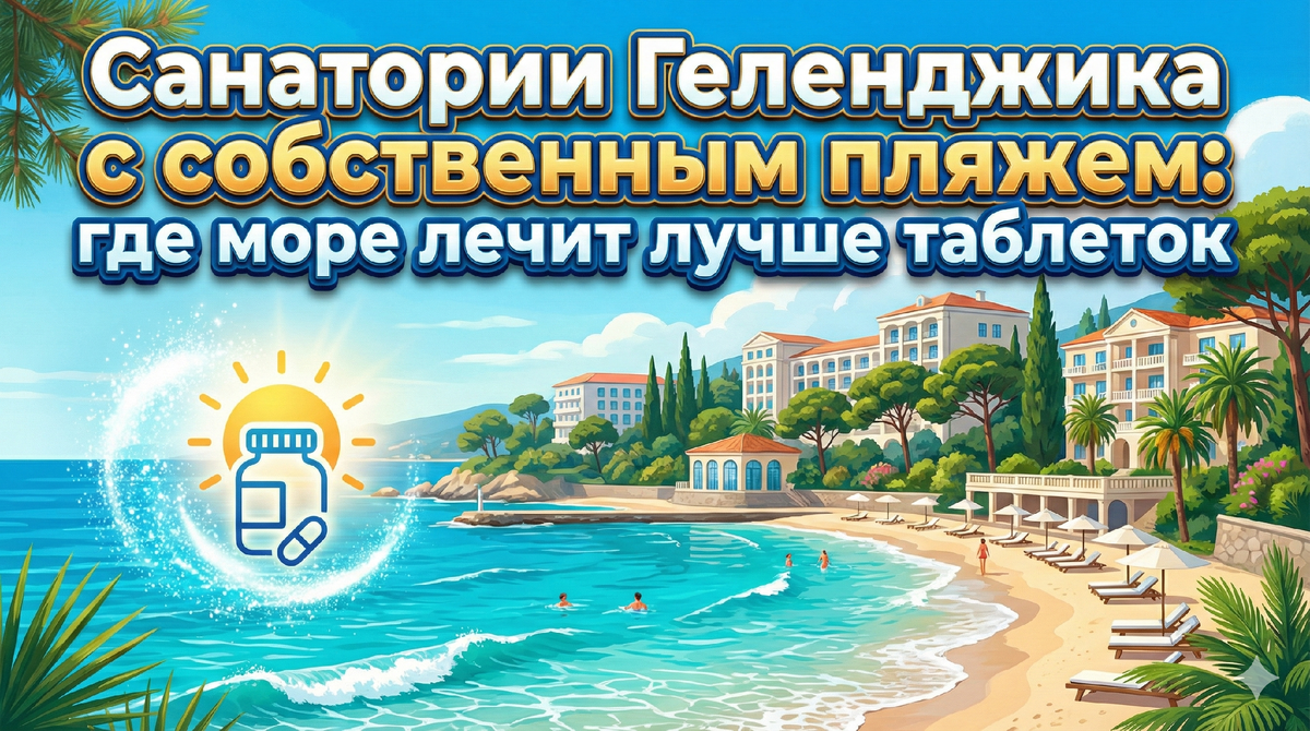 Санатории Геленджика с собственным пляжем: где море лечит лучше таблеток 