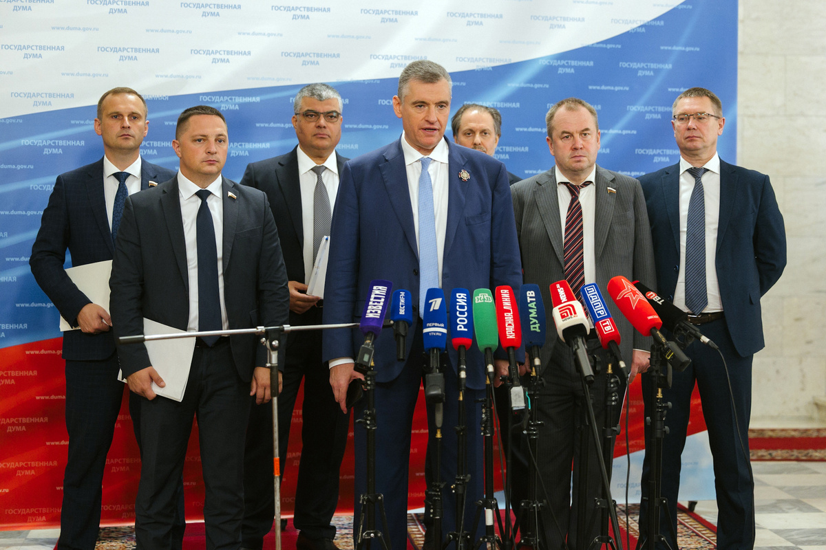 Председатель ЛДПР Леонид Слуцкий