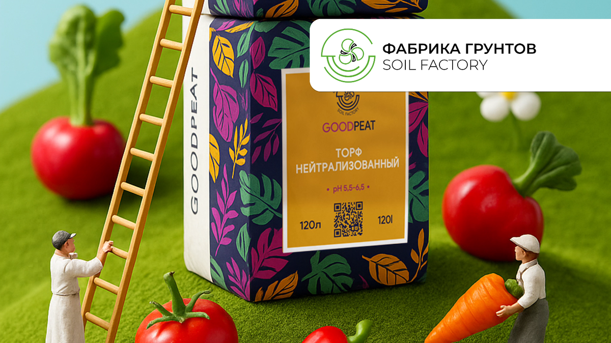 Торф нейтрализованный GoodPeat