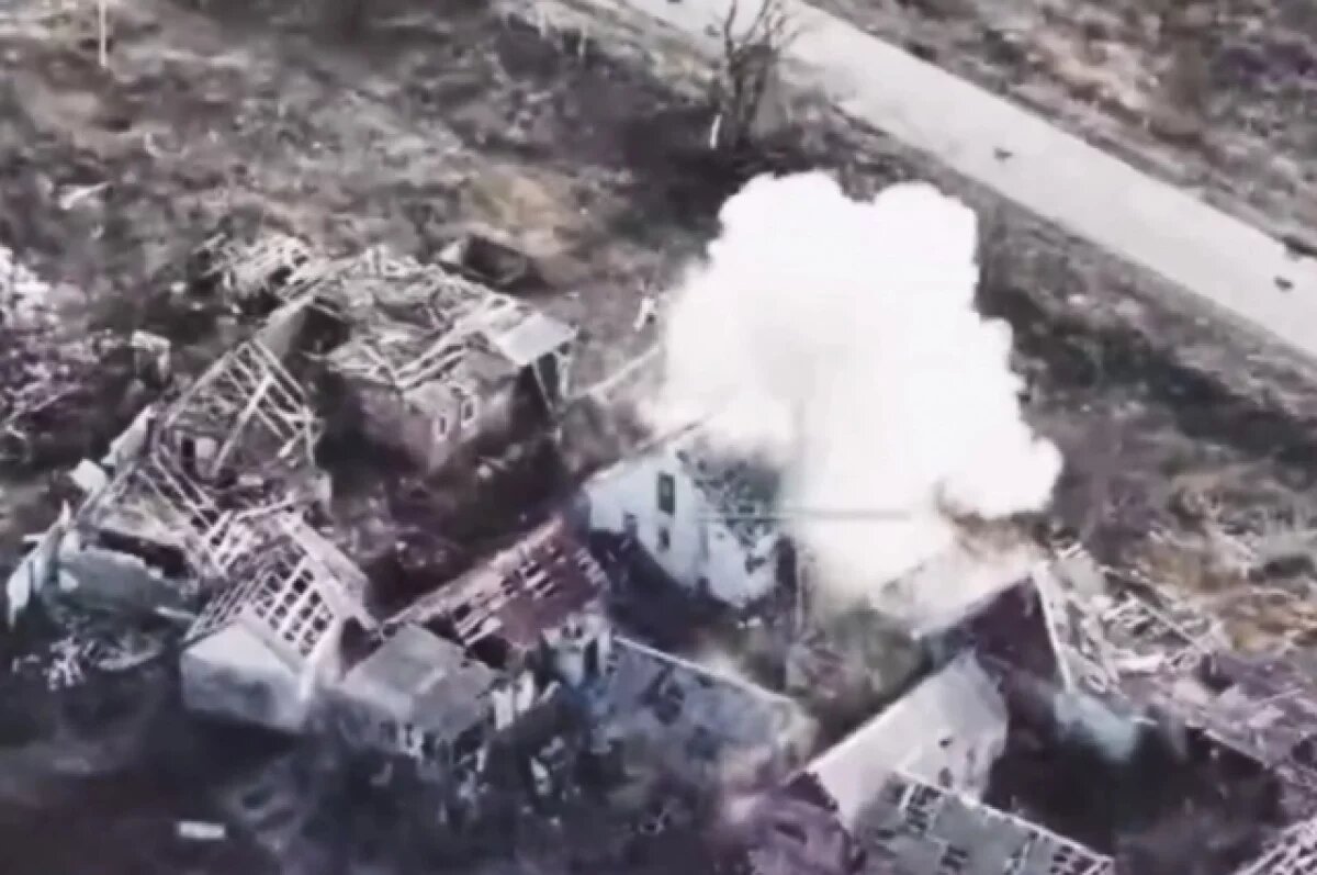    Дроны разнесли три здания с боевиками ВСУ под Волчанском