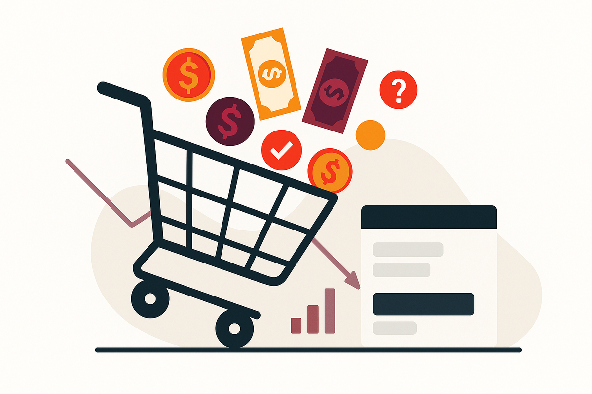 Исследования показывают, что в 2024-2025 годах средний показатель брошенных корзин составляет 70-72%. Это значит, что 7 из 10 корзин в вашем интернет-магазине остаются пустыми.