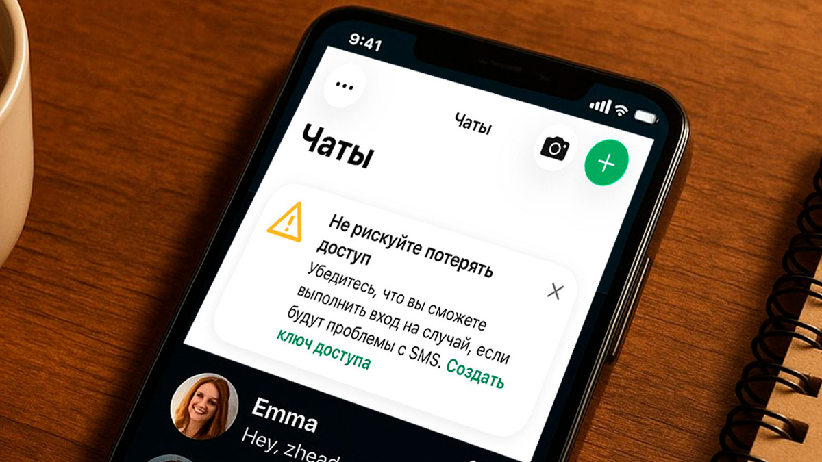 Ключ-доступа WhatsApp