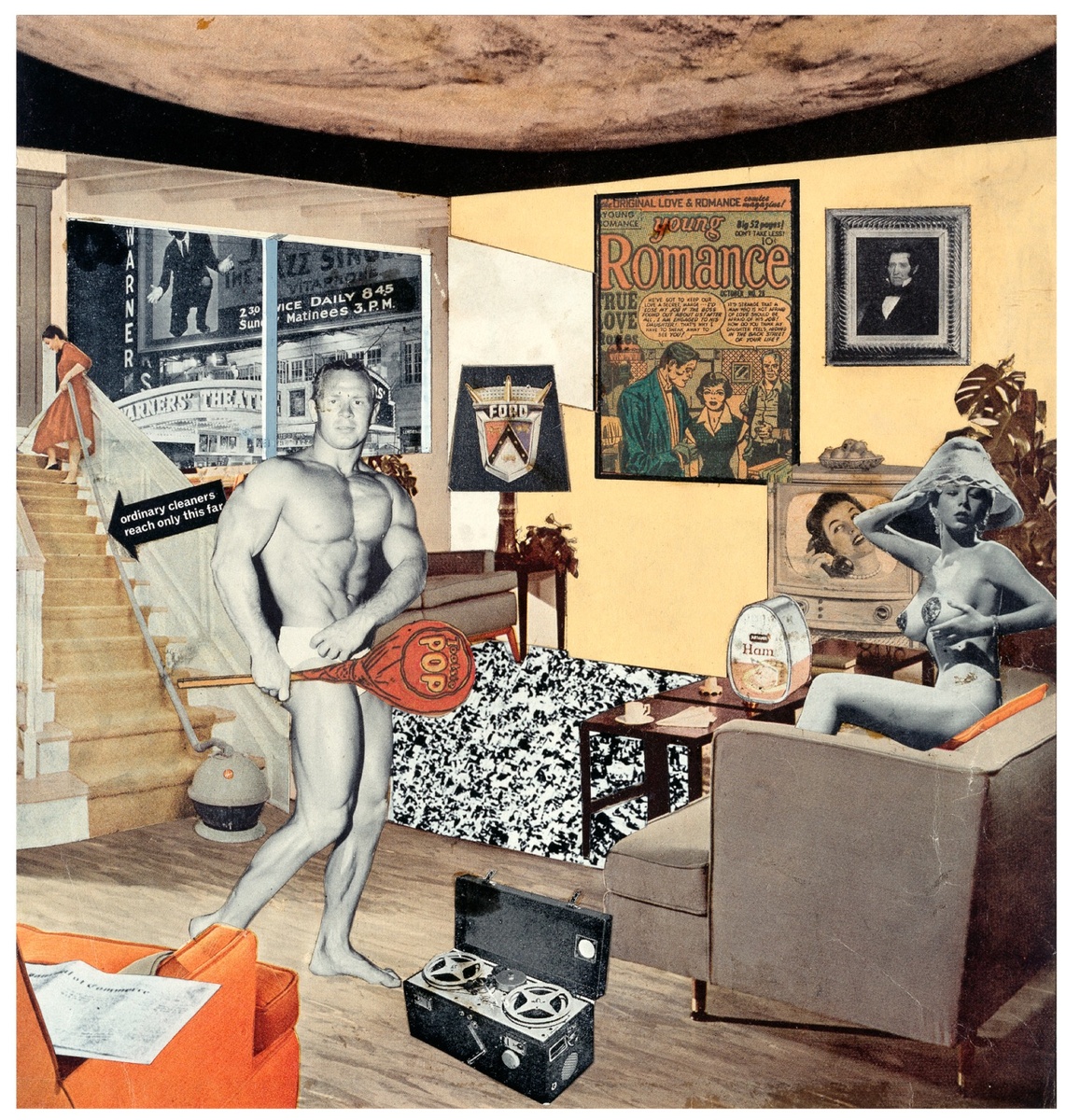 Ричард Гамильтон «Так что же делает наши сегодняшние дома такими разными, такими привлекательными?», 1956 г.