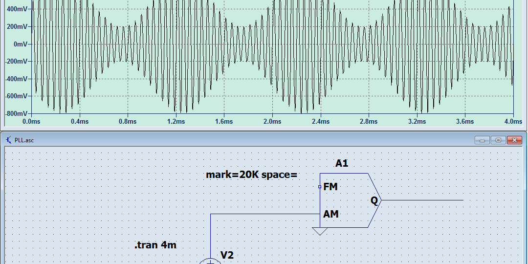 Источник АМ и DSB сигналов в LTspice.