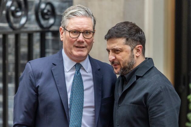 Фото: Кир Стармер и Владимир Зеленский. Лондон. 8 декабря 2025 года. Global Look Press