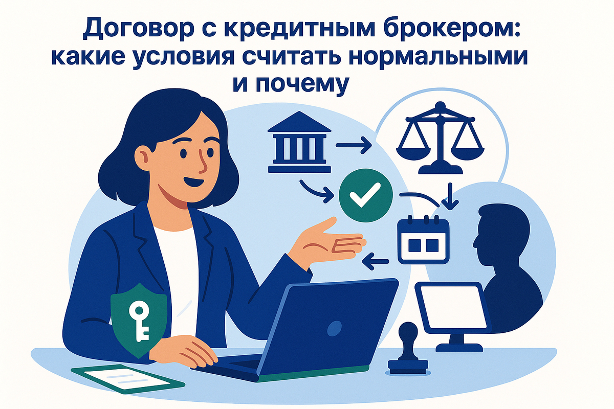    Условия договора с кредитным брокером Юлия Сергеевна Рослякова