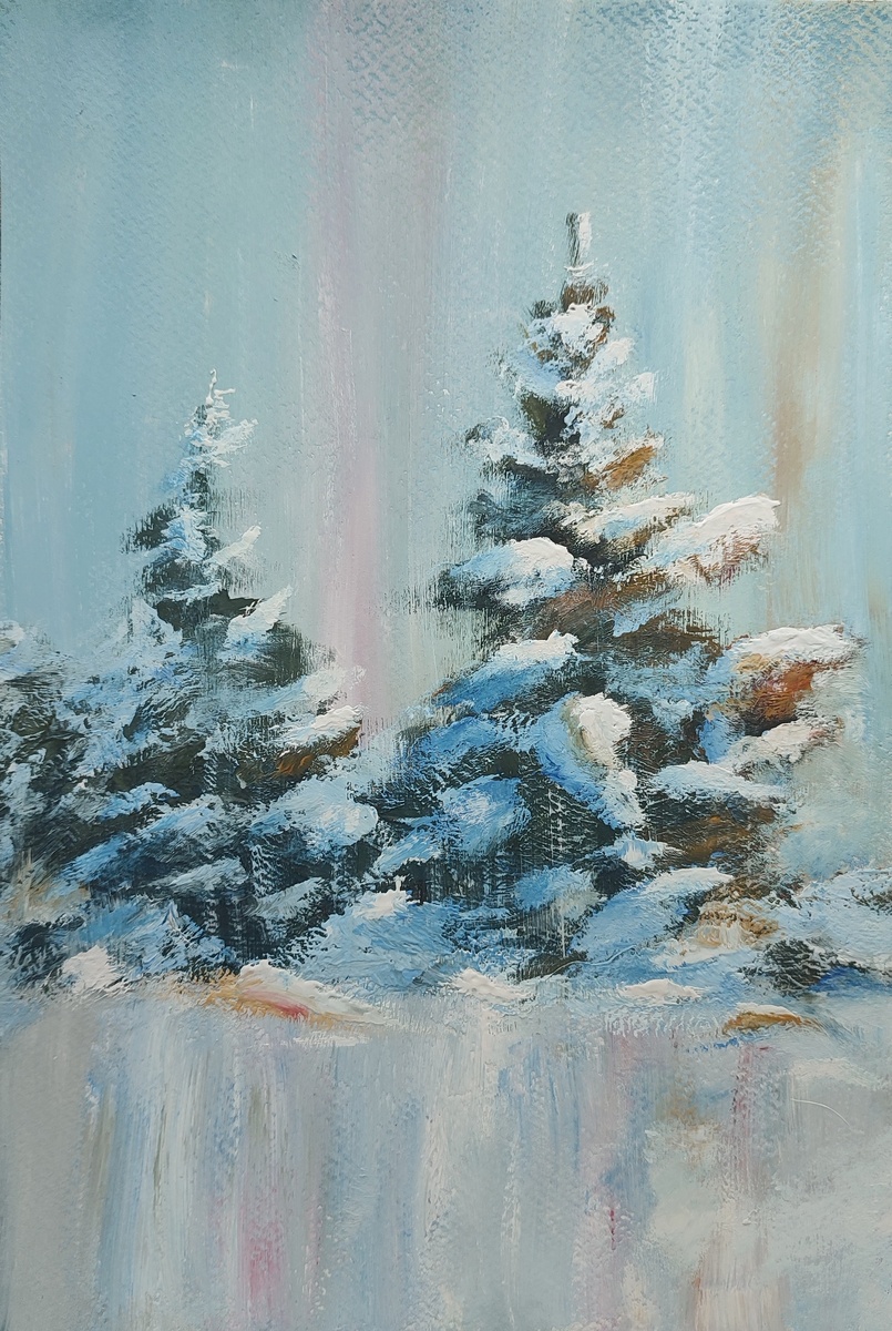 гуашь, 21х30 см