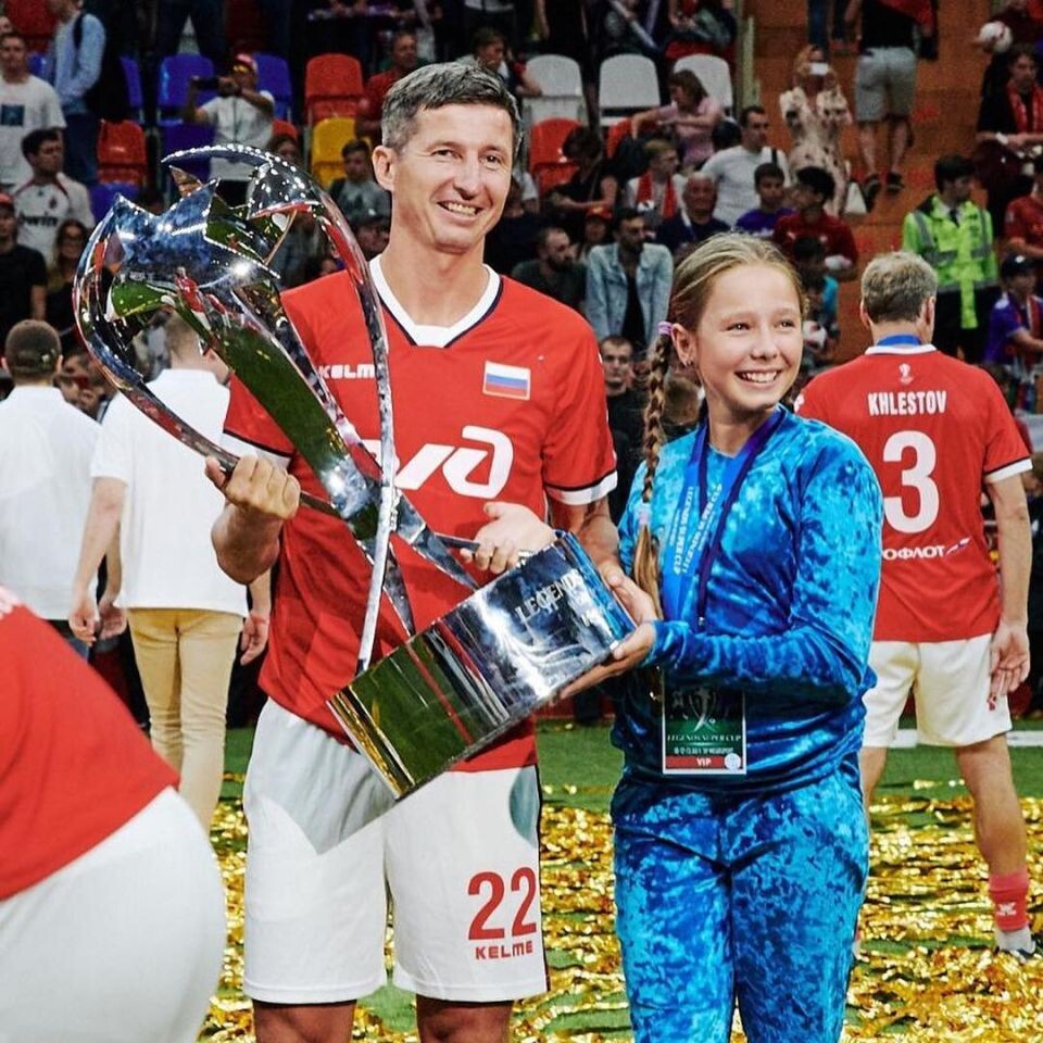    Евгений Алдонин с дочерью Верой. Источник: @evgeny_aldonin*