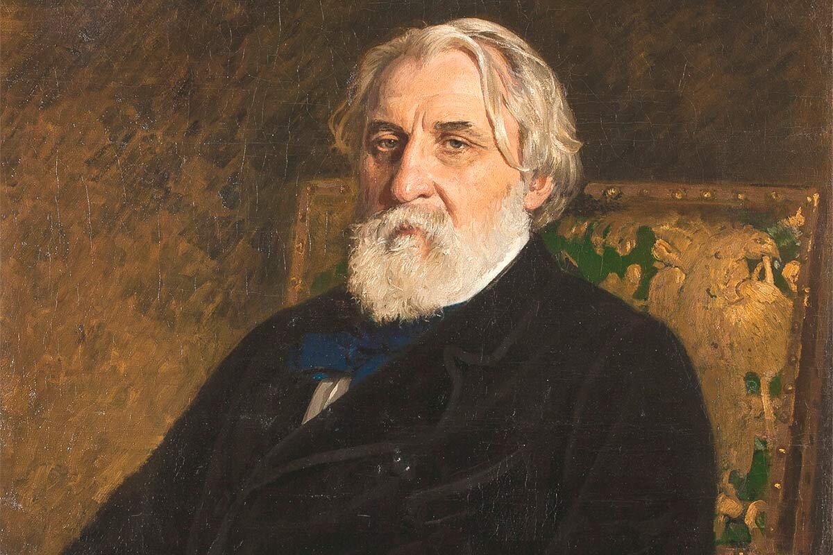 Фрагмент портрета работы И.Е.Репина, 1874 г. Общественное достояние