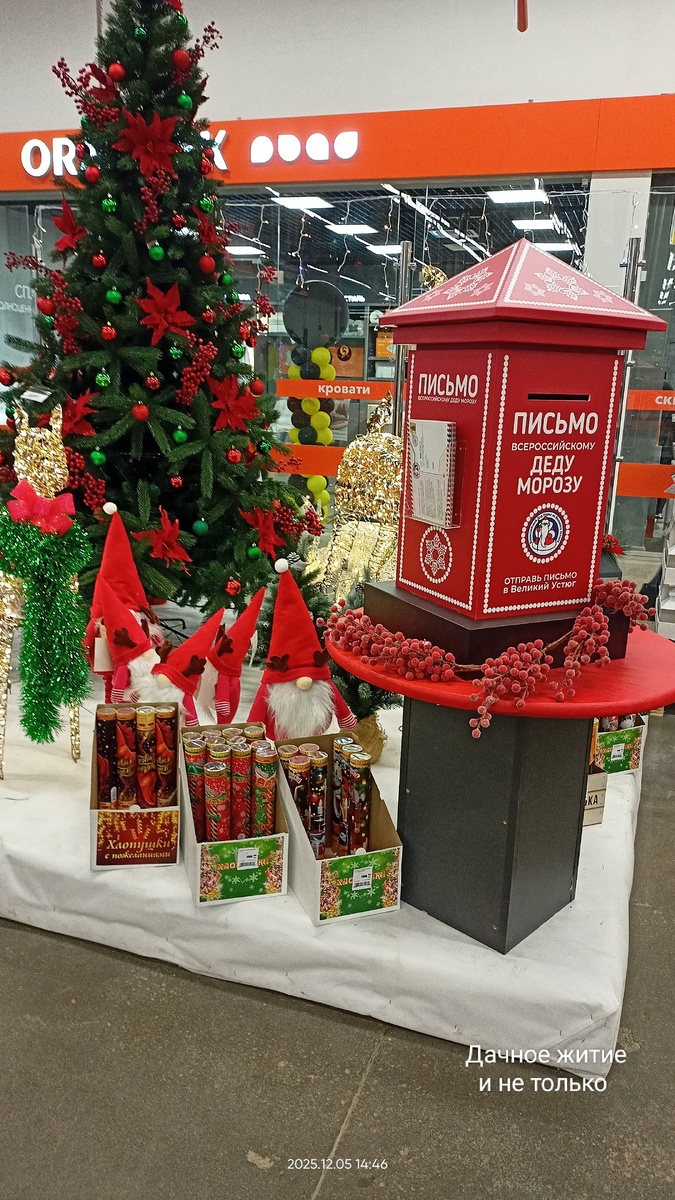 Почта Деда Мороза в оби. Фото автора.