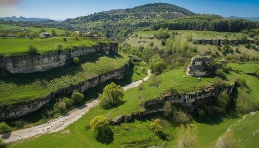 Тропа к скале