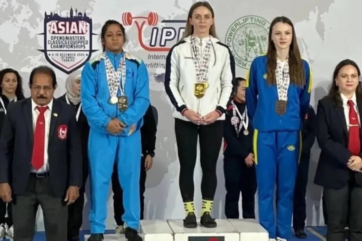    Девочка из Хакасии побила мировой рекорд по сумме троеборья