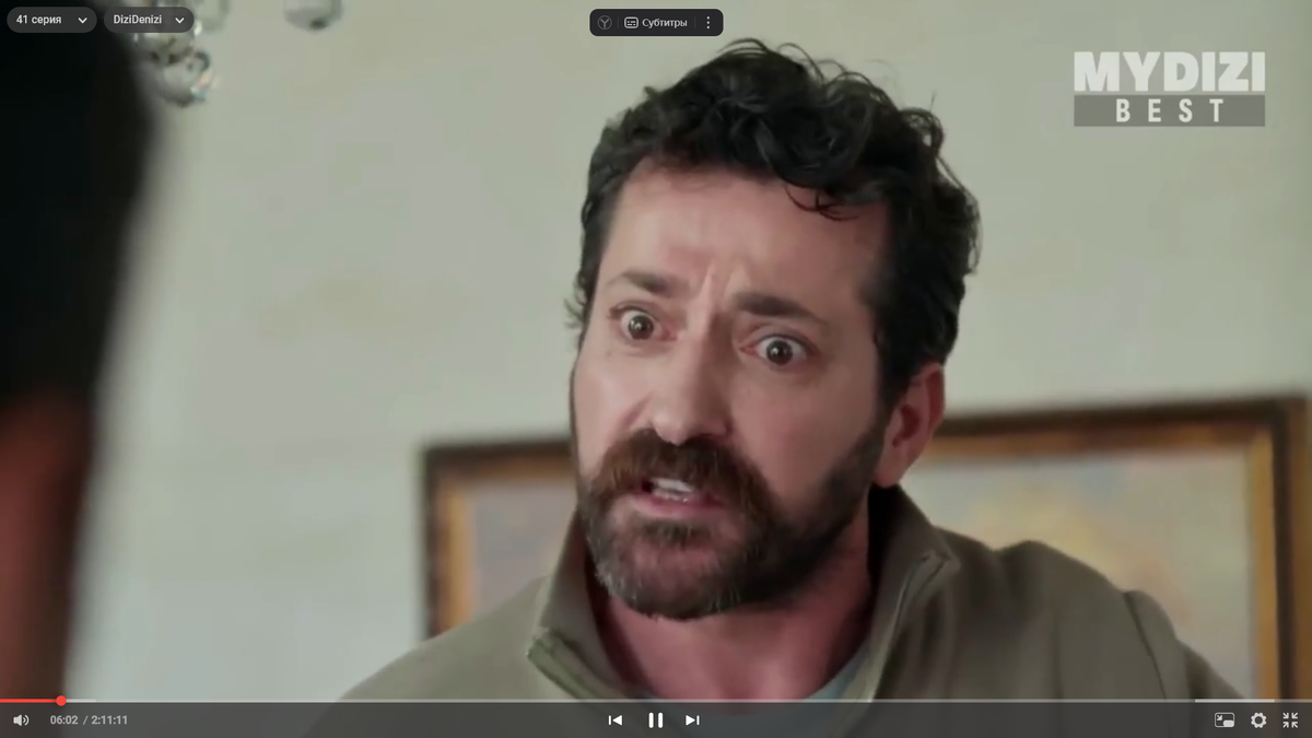 Боран в своем репертуаре. Сериал "Далекий город", кадр из 41 серии