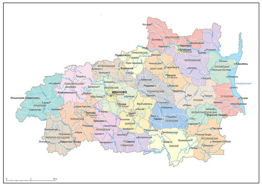районы Ивановской области.  фото: яндекс.