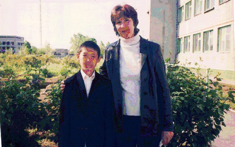 Мой ученик Когамбаев Болат в начальной школе