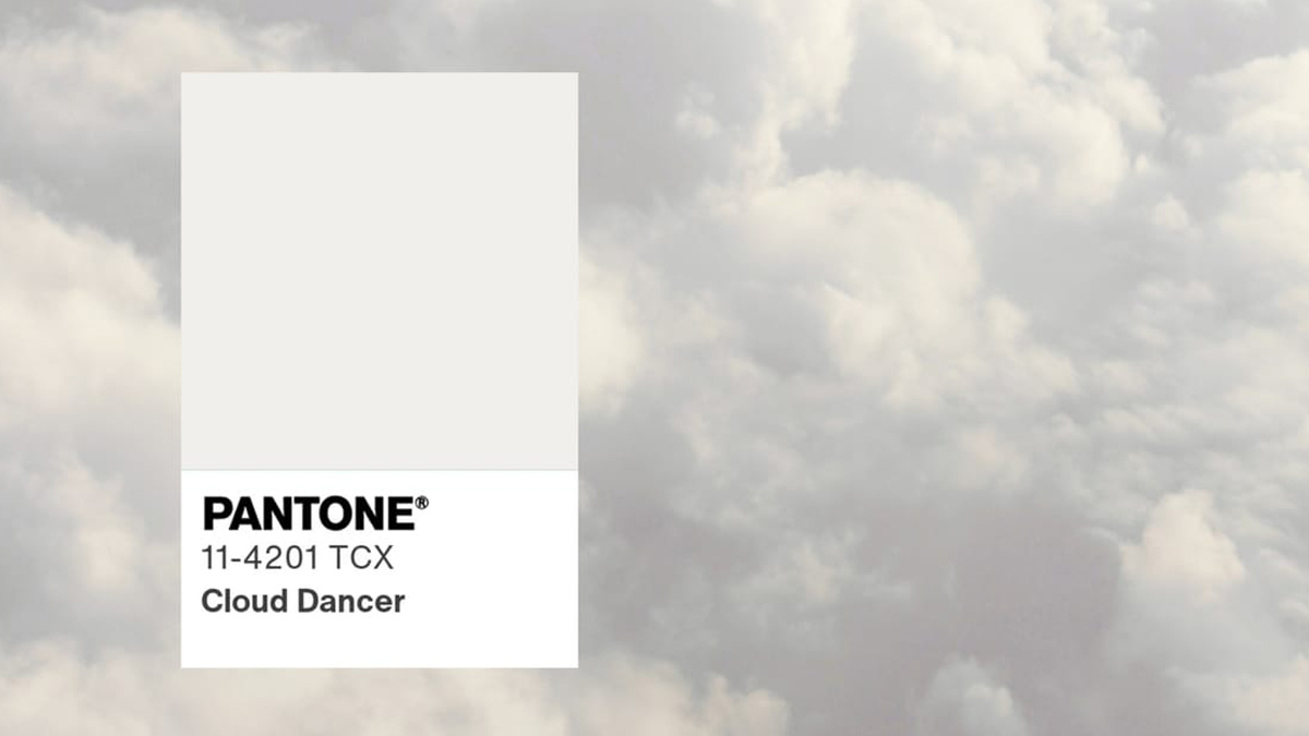 Институт Pantone объявил цвет 2026 года: Cloud Dancer
