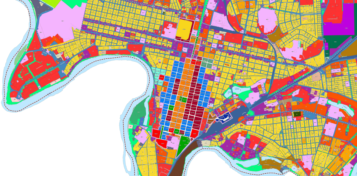 Карта градостроительного зонирования, Единый документ территориального планирования и градостроительного зонирования г. Краснодар