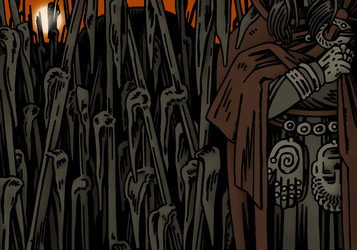 Её Возлюбленный Супруг - Укутанная В Плащ Фигура Стояла Посреди Поля Высокой Травы