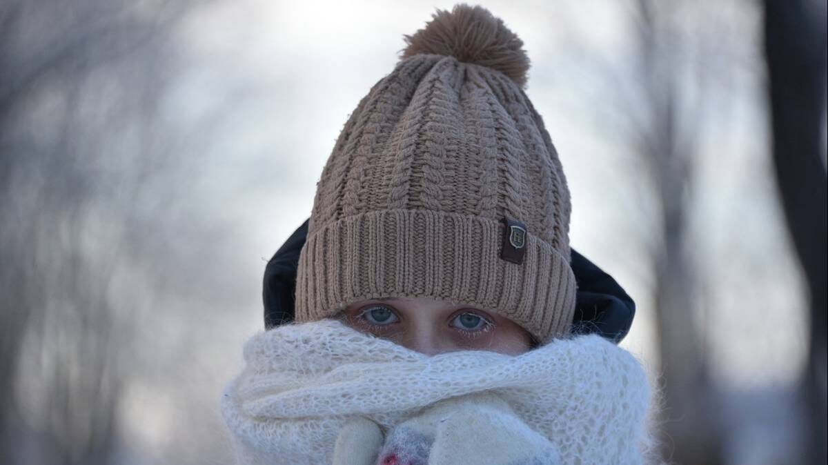    Московская студентка Христина Попова встречает сильные морозы во всеоружии / Фото: Пелагия Замятина / Вечерняя Москва