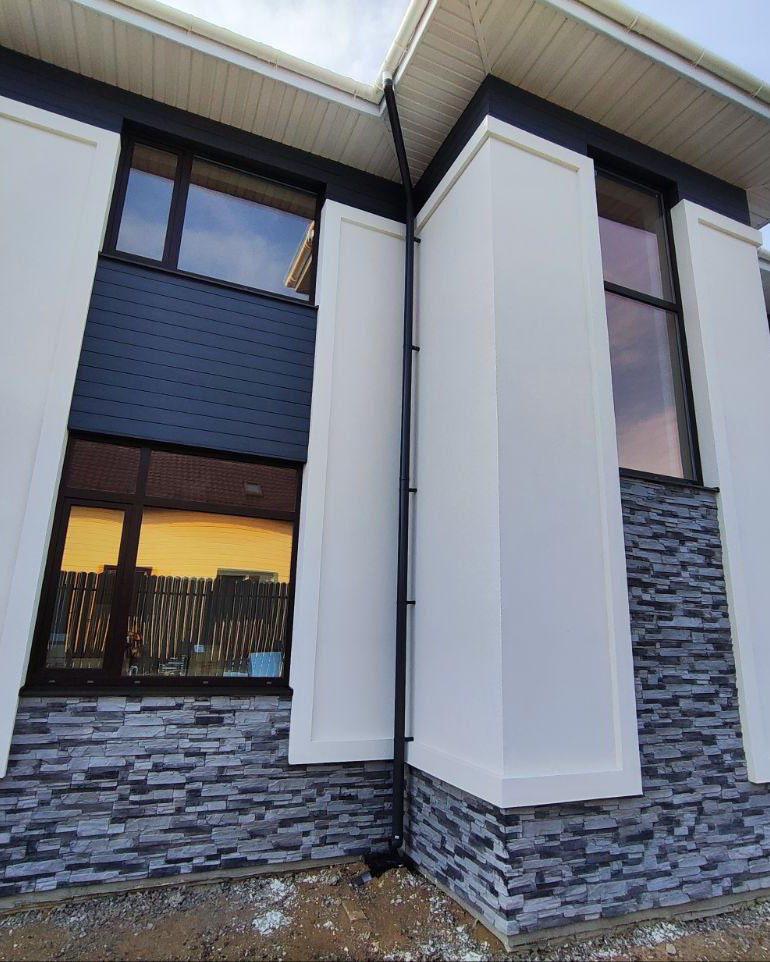 Дом из велокс, собственное фото Центр Штукатурных Фасадов