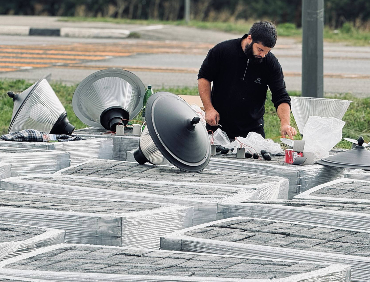 Идет благоустройство парковой зоны в поселке Кавказском