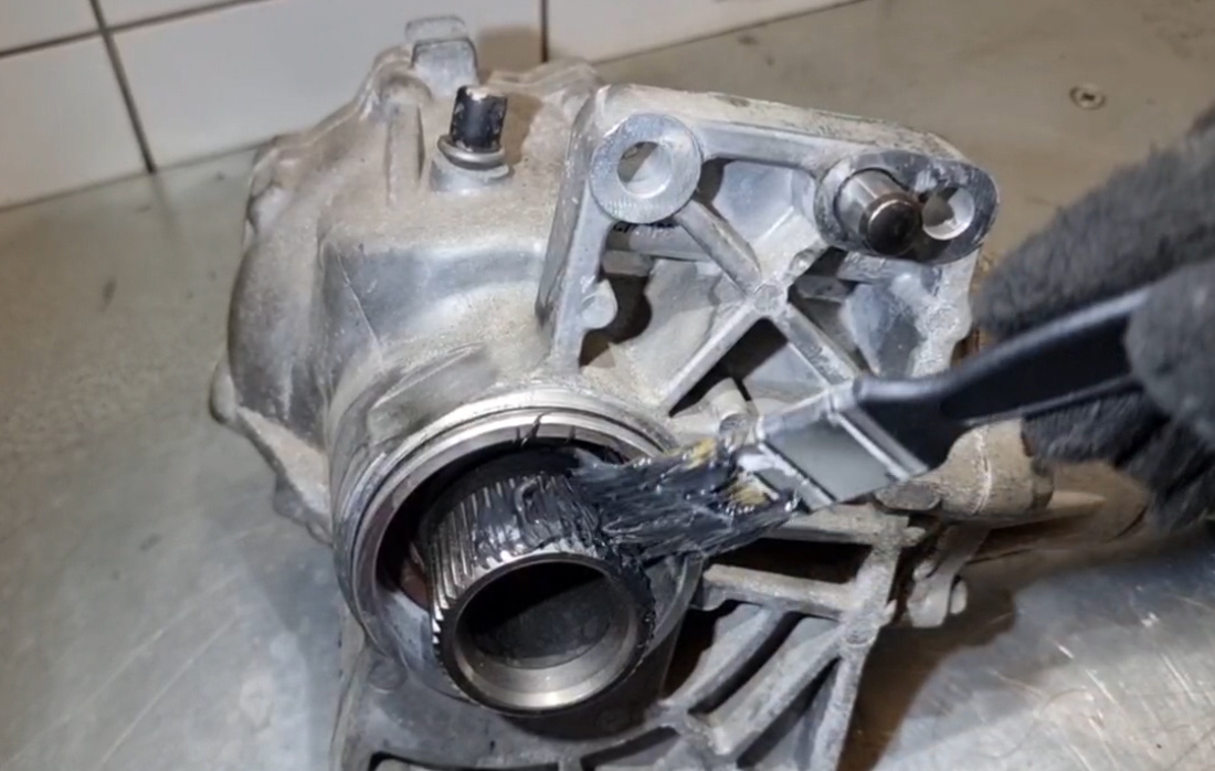 Эффективное обслуживание шлицевого соединения — только при снятии 