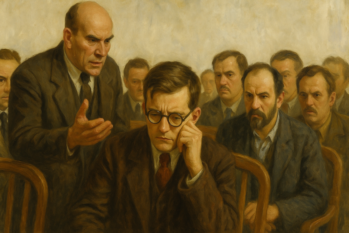 Закрытое совещание в Ленинграде.