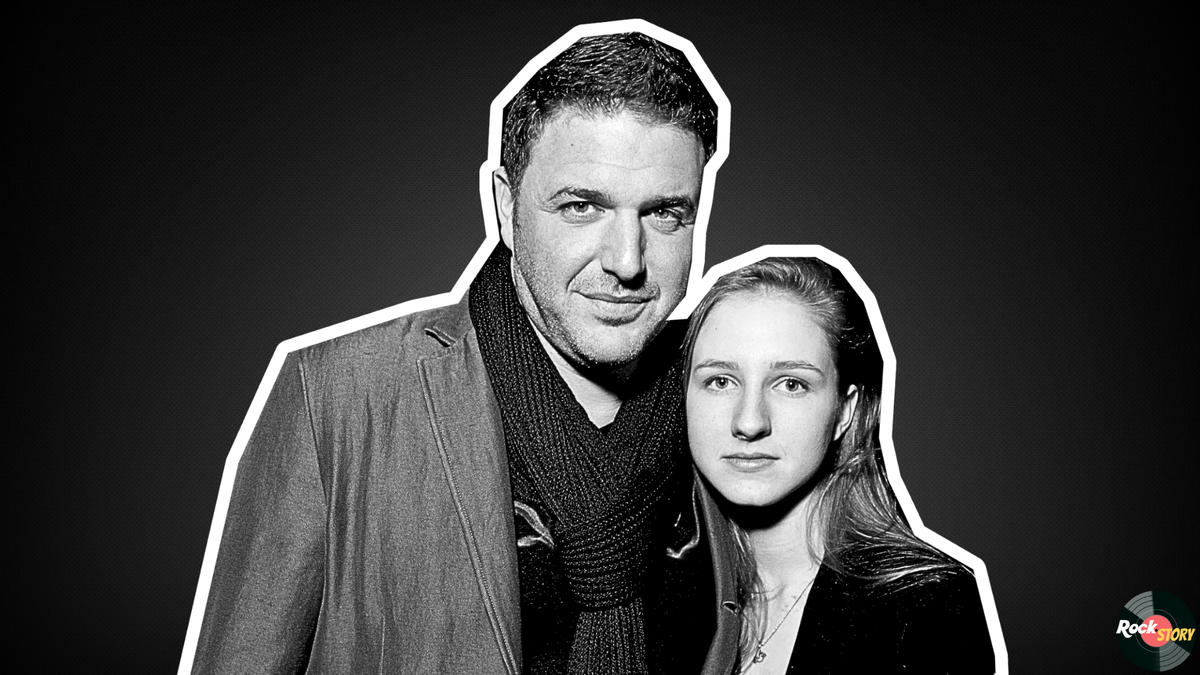 На фотографии: Максим Виторган с дочерью 