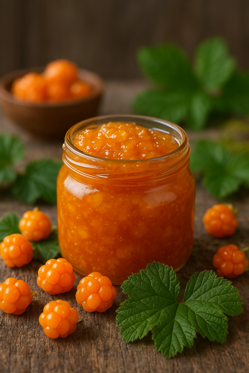 Варенье с морошкой сохраняет природную сладость и аромат дикой морошки. Сочная морошка наполняет вкус нежностью и пользой. Натуральное варенье с морошкой делает десерты яркими и насыщенными, раскрывая истинный вкус северной морошки.