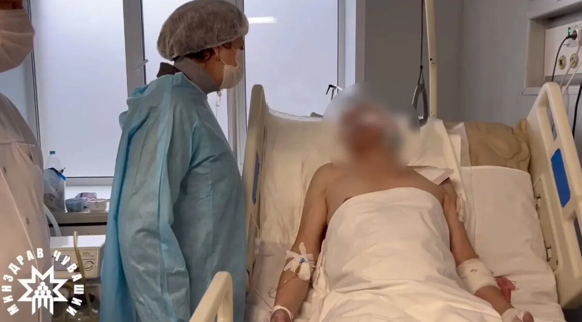    Фото: скриншот из видео в телеграм-канале министра здравоохранения Чувашии Ларисы Тарасовой.