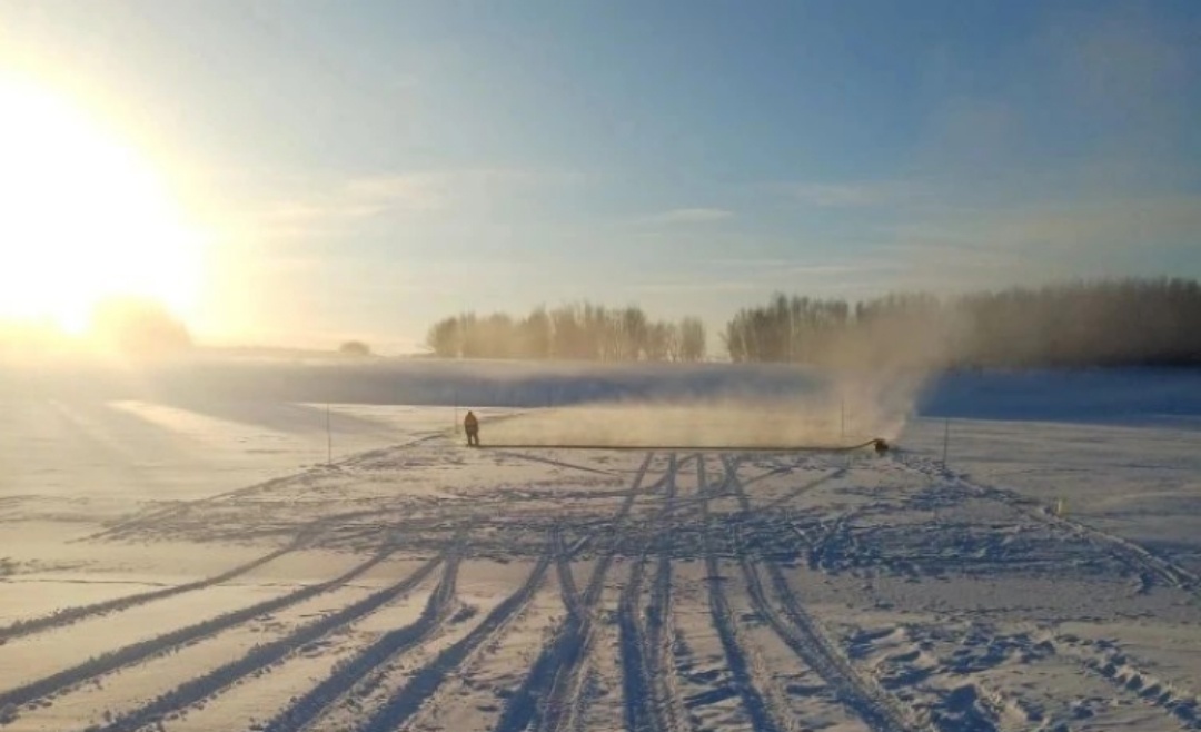    В Югре открыли первую ледовую переправу через Конду