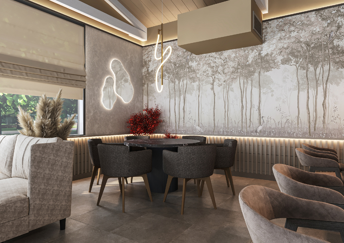 Фото кафе от студии диазйна MORS interiors