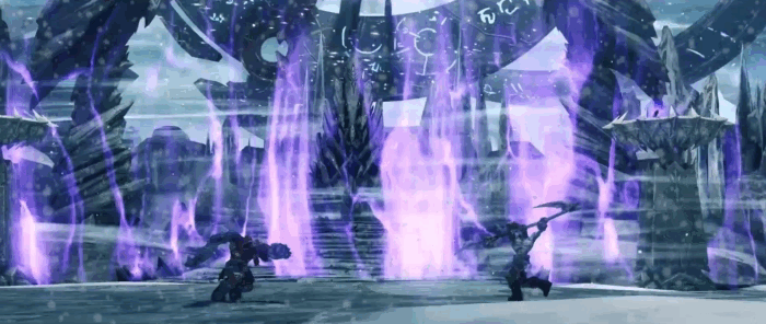 Gif картинка "Красочное добивание"