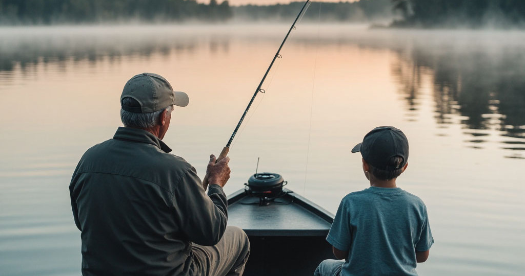 Первая рыбалка