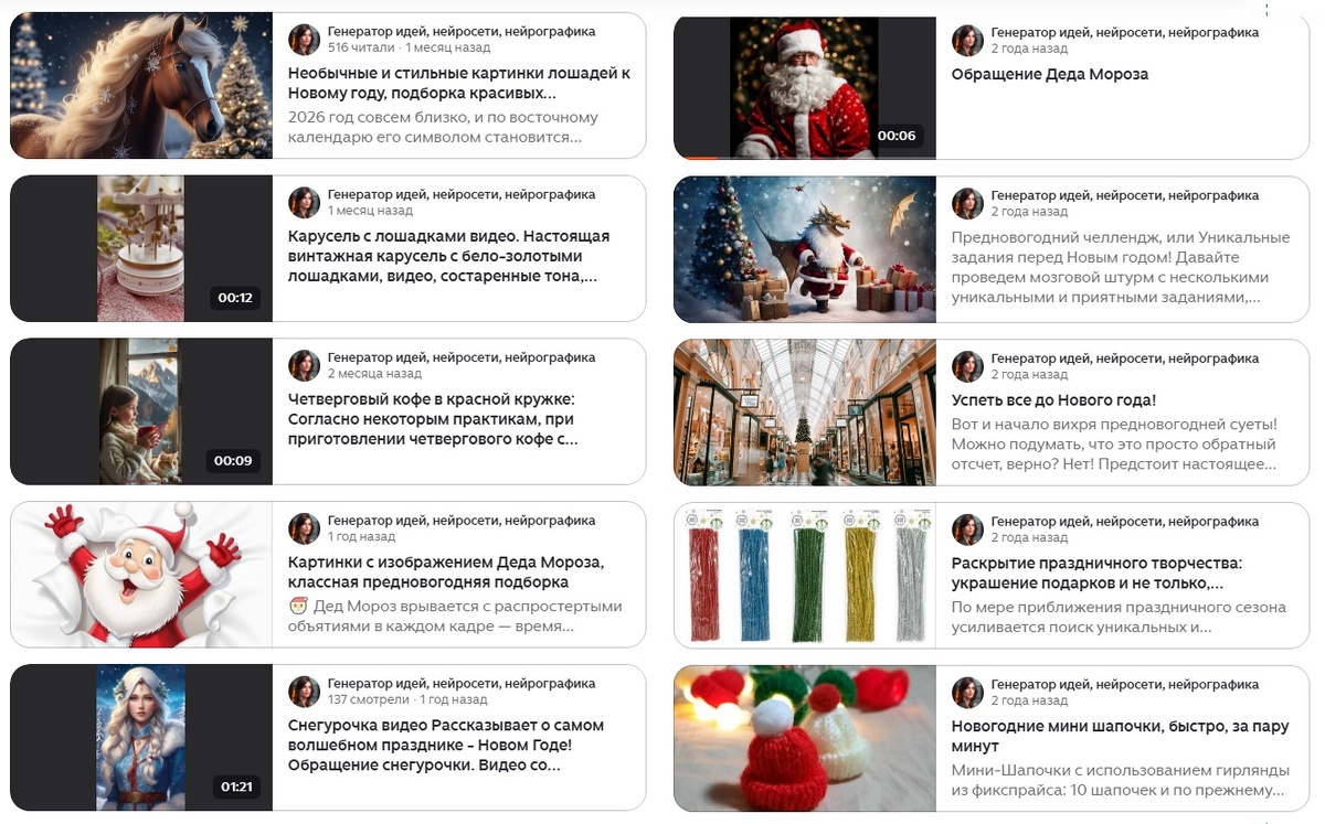 Новогодняя подборка полезных публикаций