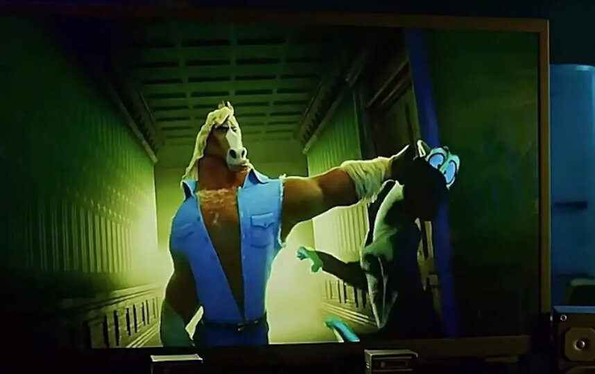    Конь-мэр из "Зверополиса 2" уж очень похож на Чака Норриса.Кадр из мультфильма | Disney