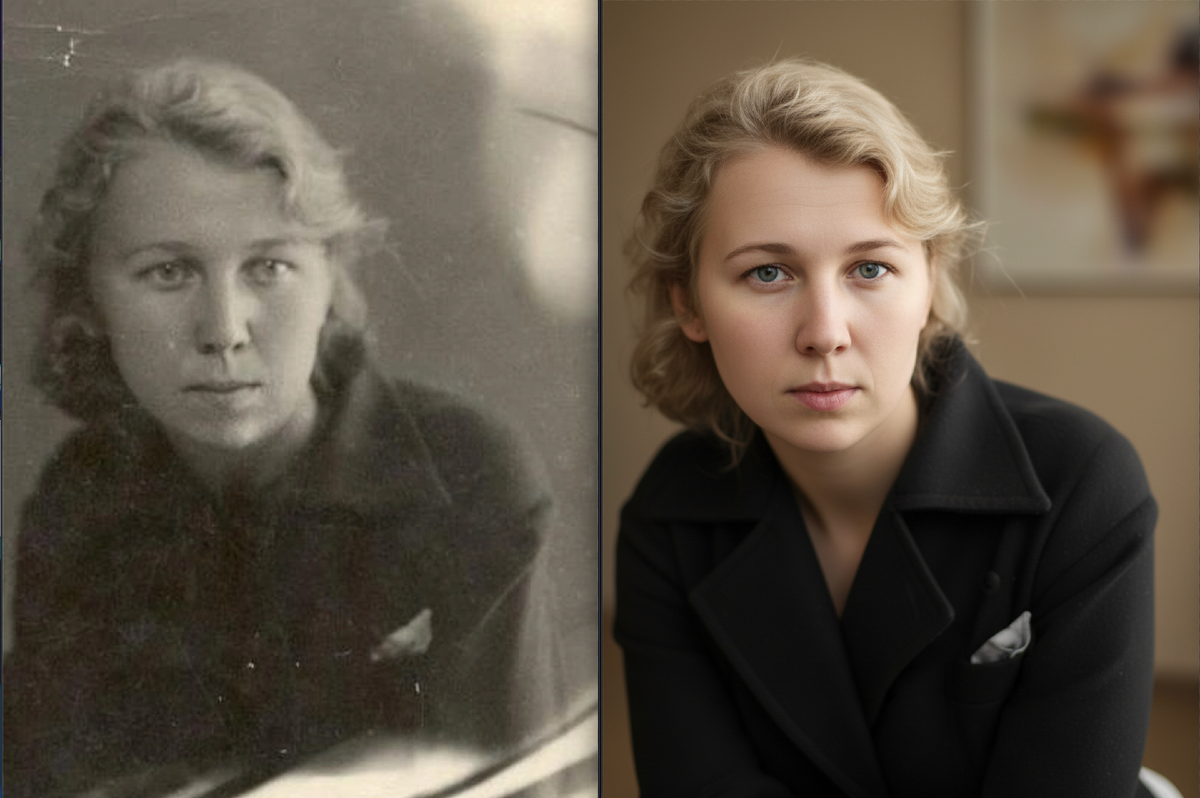 Нашел в альбоме старое фото бабушки и раскрасил его за 5 секунд: показываю магию нейросетей