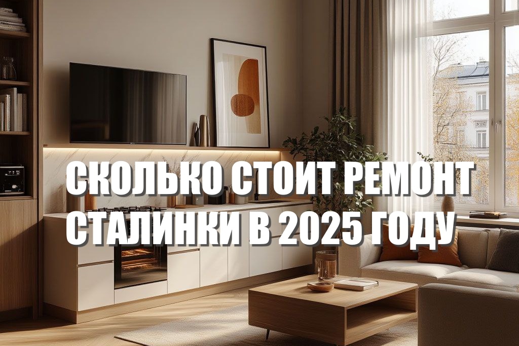 Сколько стоит ремонт сталинской квартиры в 2025 году