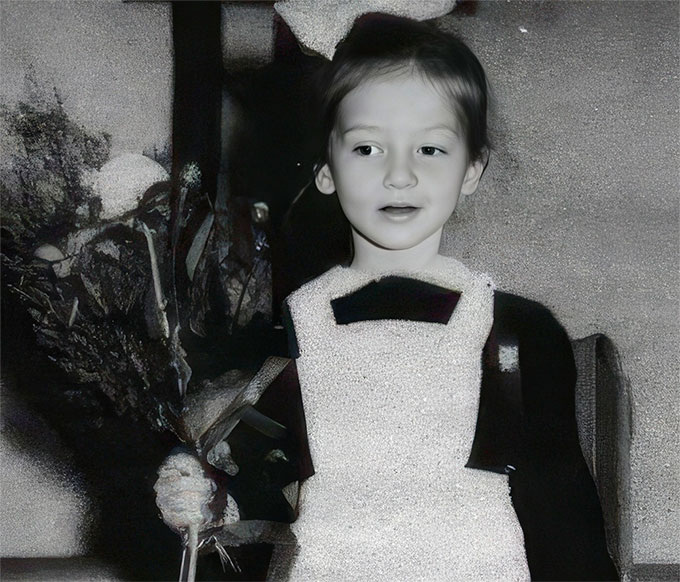 Ирина Гринёва в школьные годы