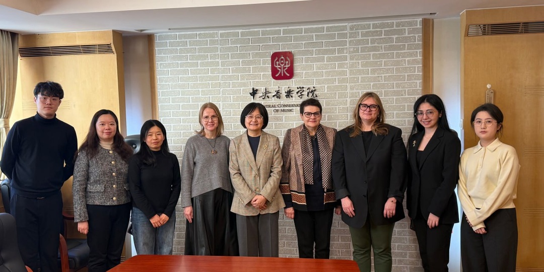 Делегация Гнесинки посетила с рабочим визитом Центральную консерваторию музыки в Пекине и Тяньцзиньскую консерваторию музыки