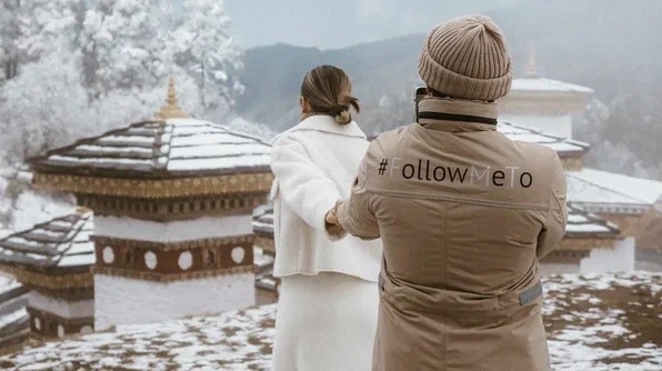 Натали и Мурад Османн в Бутане 