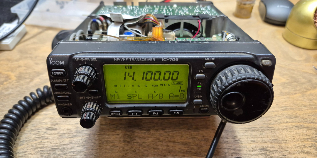 Замена реле в КВ трансивере ICOM IC-706