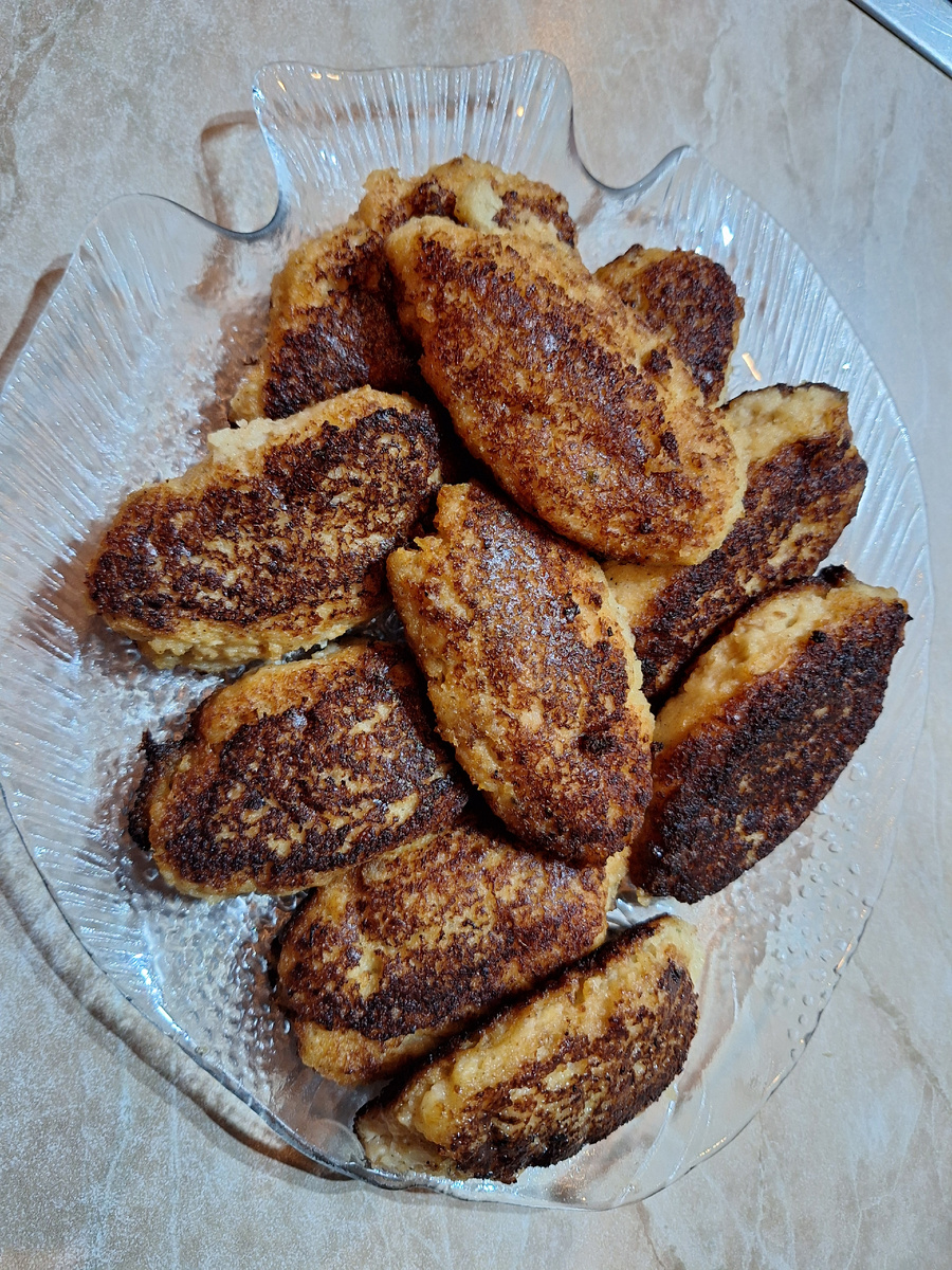 Котлетки из филе минтая