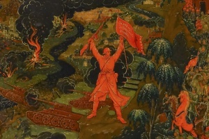 Николай Зиновьев. Коробка "Дух предков". Палех. 