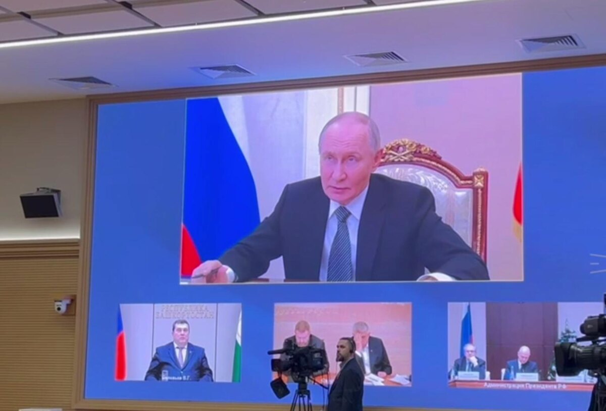 Фото: скриншот трансляции Кремля