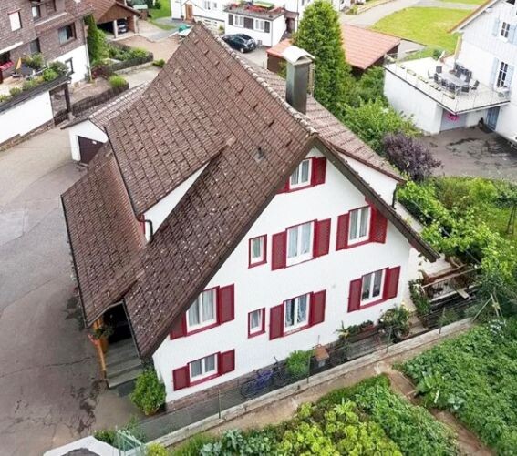 Немецкий дом с двухэтажной мансардой