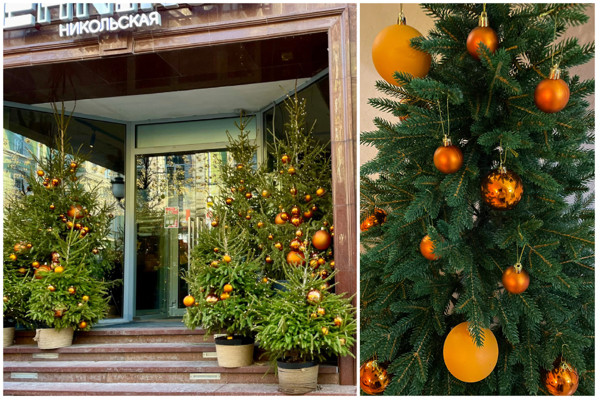 Слева образец на Никольской, справа моя незаконченная